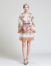 Load image into Gallery viewer, Bell sleeve dress with cut out neckline (DRESS ONLY) sample sale