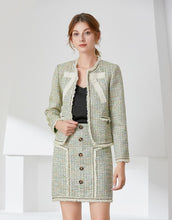 Load image into Gallery viewer, Light tailored tweed set  sample sale