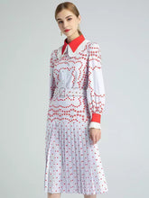 Load image into Gallery viewer, Red Heart polka print two piece set *WAS £150*