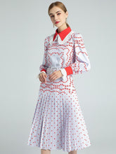 Load image into Gallery viewer, Red Heart polka print two piece set *WAS £150*