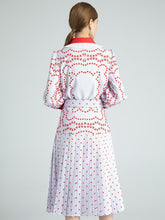 Load image into Gallery viewer, Red Heart polka print two piece set *WAS £150*