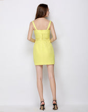 Load image into Gallery viewer, Sunshine Embellished Strappy Mini Dress