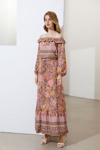 'Rustic Rose' Bardot two piece