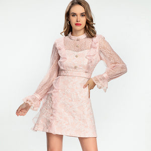 Perfect in pink mini dress