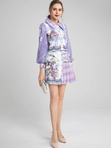 Lilac imagination two piece set