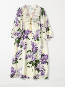Flowers with finesse dress with chain details