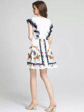 Load image into Gallery viewer, Horse show frilled mini dress