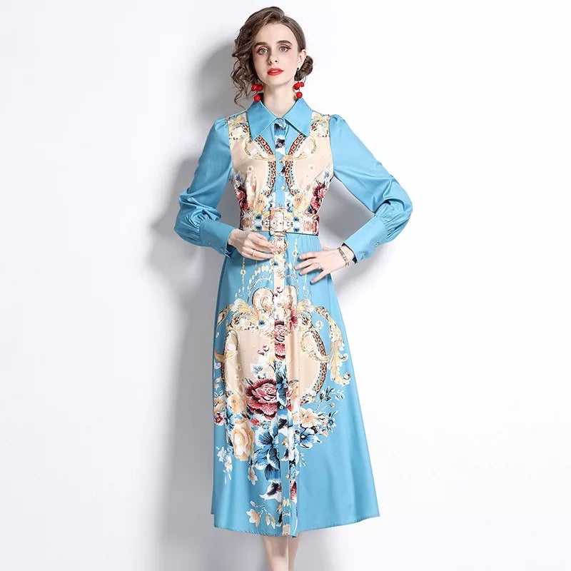 Roses rule midi dress *comes in two colours