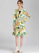 Load image into Gallery viewer, A whole lotta lemons trench coat