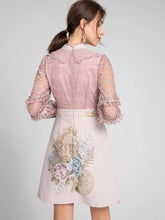 Load image into Gallery viewer, Flowers by the veranda dress