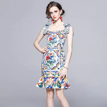 Load image into Gallery viewer, Night on the tiles mini dress