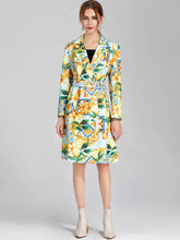 Load image into Gallery viewer, A whole lotta lemons trench coat