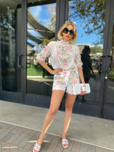 Load image into Gallery viewer, Flowers in bloom Top &amp; Shorts *