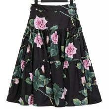 Load image into Gallery viewer, Wild Rose black tiered maxi skirt *WAS £125*