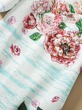 Load image into Gallery viewer, Floating roses short sleeved mini dress