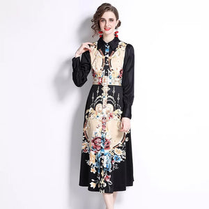 Roses rule midi dress *comes in two colours