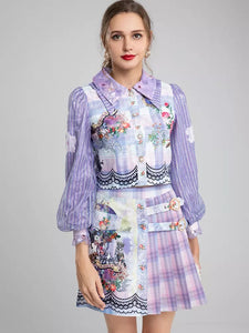 Lilac imagination two piece set