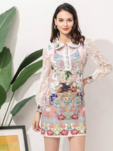 Load image into Gallery viewer, Flower vision mini dress