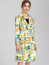 Load image into Gallery viewer, A whole lotta lemons trench coat