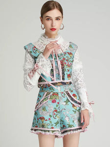 "Up and Away" hot air balloon two piece