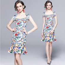 Load image into Gallery viewer, Night on the tiles mini dress