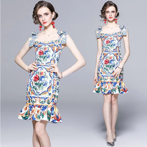 Night on the tiles mini dress