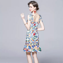 Load image into Gallery viewer, Night on the tiles mini dress