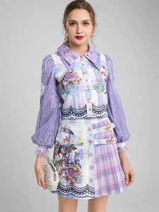 Lilac imagination two piece set