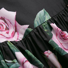 Load image into Gallery viewer, Wild Rose black tiered maxi skirt *WAS £125*