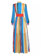 Load image into Gallery viewer, &#39;I can see a rainbow&#39; maxi dress with Bow