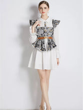Load image into Gallery viewer, All Ruffle Mini Dress with Belt