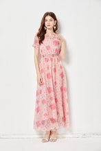Load image into Gallery viewer, Powerful in pink midi dress