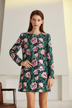 Load image into Gallery viewer, crystal beaded rose dress