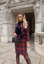 Load image into Gallery viewer, Tartan tweed two piece set