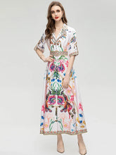 Load image into Gallery viewer, Crest Embellished Maxi Dress