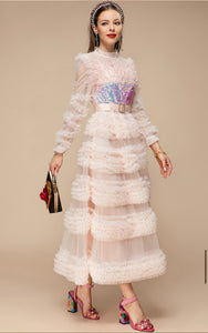Candy Floss Maxi Dress