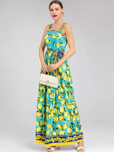 All the Lemons Maxi Dress