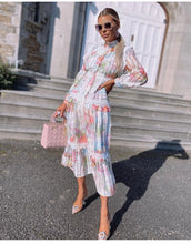 Load image into Gallery viewer, Pastel Meringue lace maxi dress