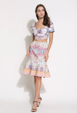 Load image into Gallery viewer, Floral printed two piece set  *SAMPLE SALE*