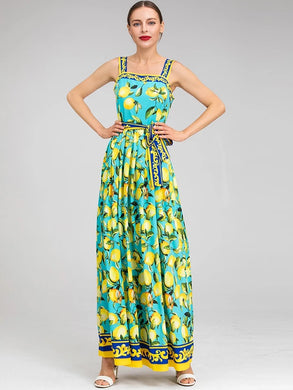 All the Lemons Maxi Dress