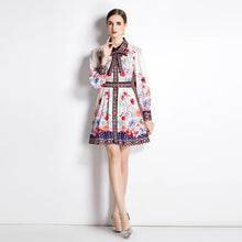 Load image into Gallery viewer, Tie Me Mini Dress