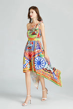 Load image into Gallery viewer, Bohemian Floral Print Dress