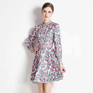 Turkish delight mini dress with belt