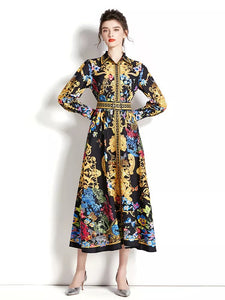 Oh Such Lush Midi Dress - comes in two colours