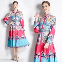 Load image into Gallery viewer, Pattern me midi dress
