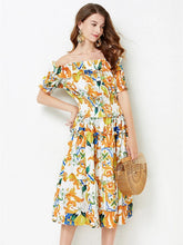 Load image into Gallery viewer, *NEW it’s all the lemons midi dress