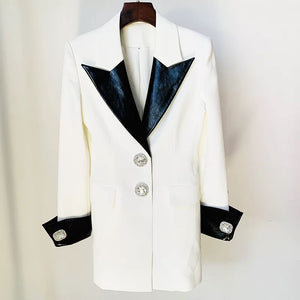 Lux Diamond Blazer Dress