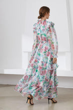 Load image into Gallery viewer, muted flower dress sample sale