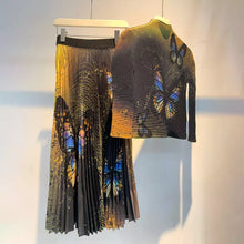 Load image into Gallery viewer, Butterfly Top &amp; Midi Skirt - comes in 6 colours