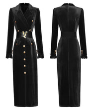 Load image into Gallery viewer, Velvet Aline Dress with Belt - Comes in two colours